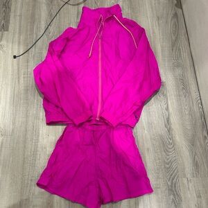 Speedo Women's Pink Top and Shorts Set